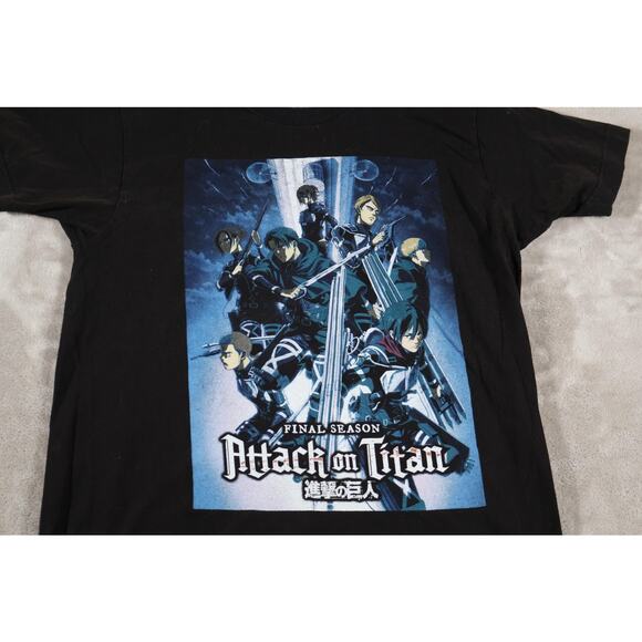 Attack on Titan Shirt Mens Medium Final Season Anime Graphic Tee Ripple Junction - Picture 3 of 7